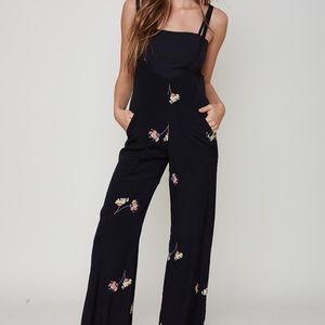 Flynn Skye floral overalls